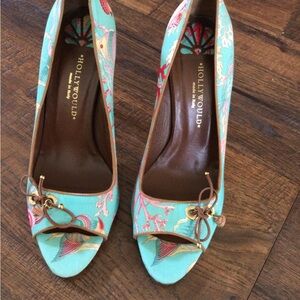 Hollywould Shoes | Stunning New Pumps | Color: Blue/Brown | Helenladon's Closet